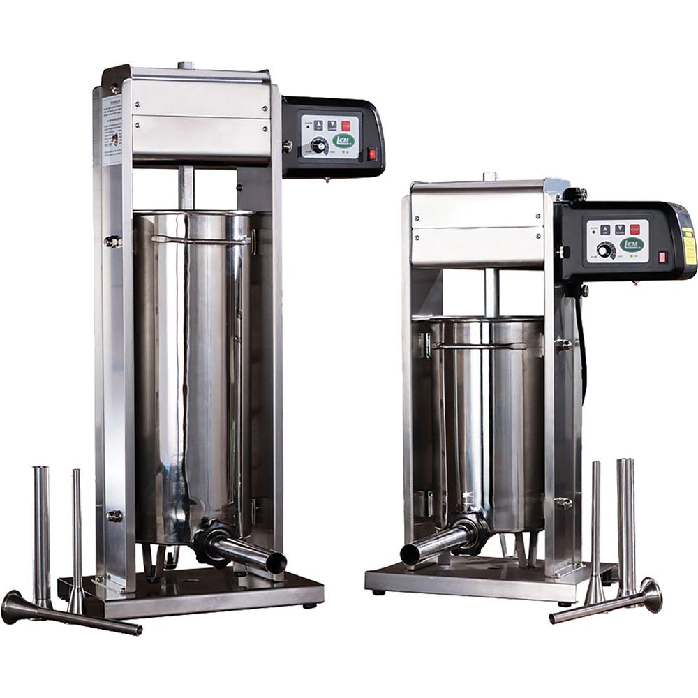LEM Products Big Bite Motorized Sausage Stuffers - 20 lb. Picture of LEM Products LEM Products Big Bite 20lb w/Motor & 4 Stainless Steel Tubes