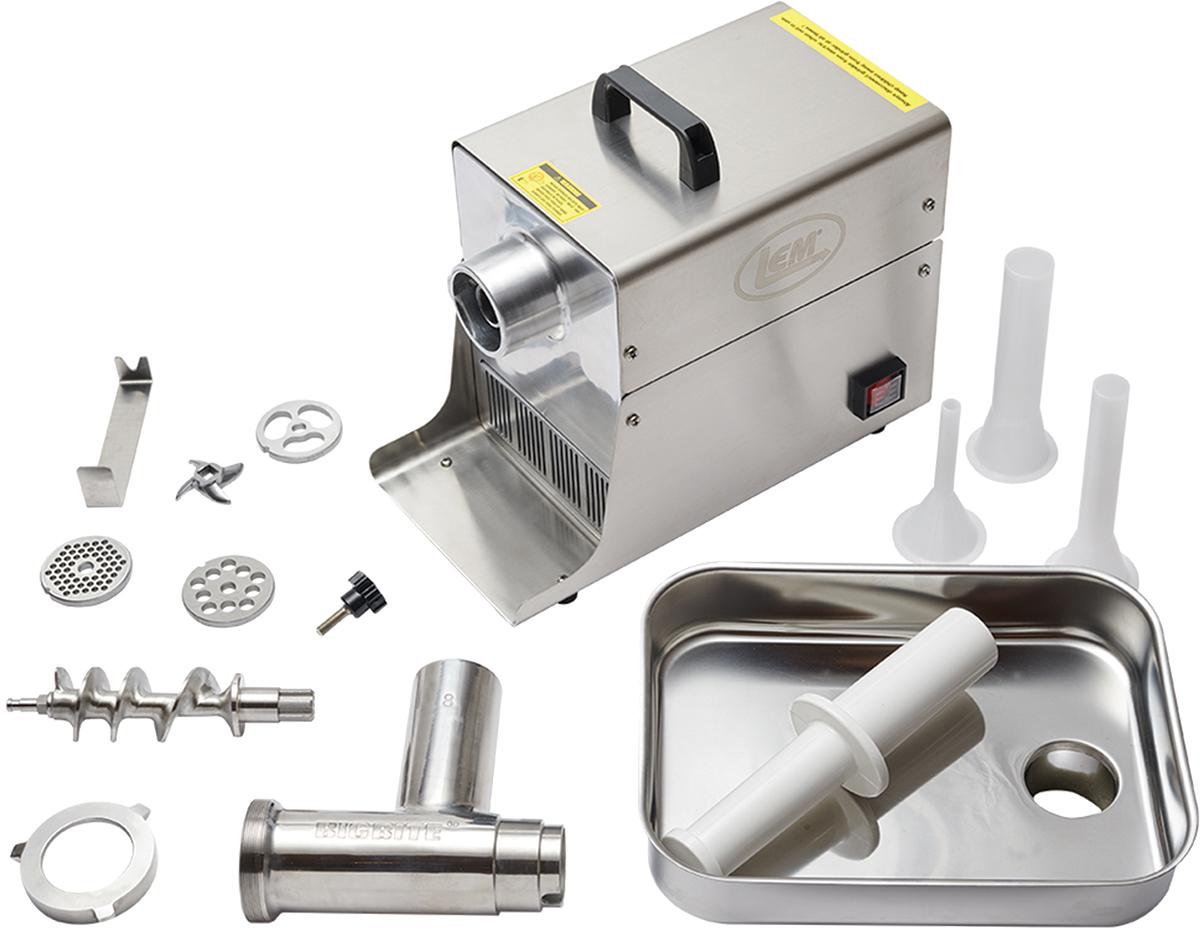 LEM Products #8 Big Bite Stainless Steel Electric Grinder Picture of LEM Products LEM Products Big Bite LEM no.8 .5HP Stainless Steel Electric Grinder