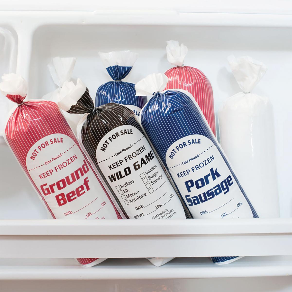 LEM Products 2 lb. Ground Beef Bags 25/ct (Replaces 039) Picture of LEM Products LEM Products 2 lb. Ground Beef Bags - 25 count (Replaces 039)