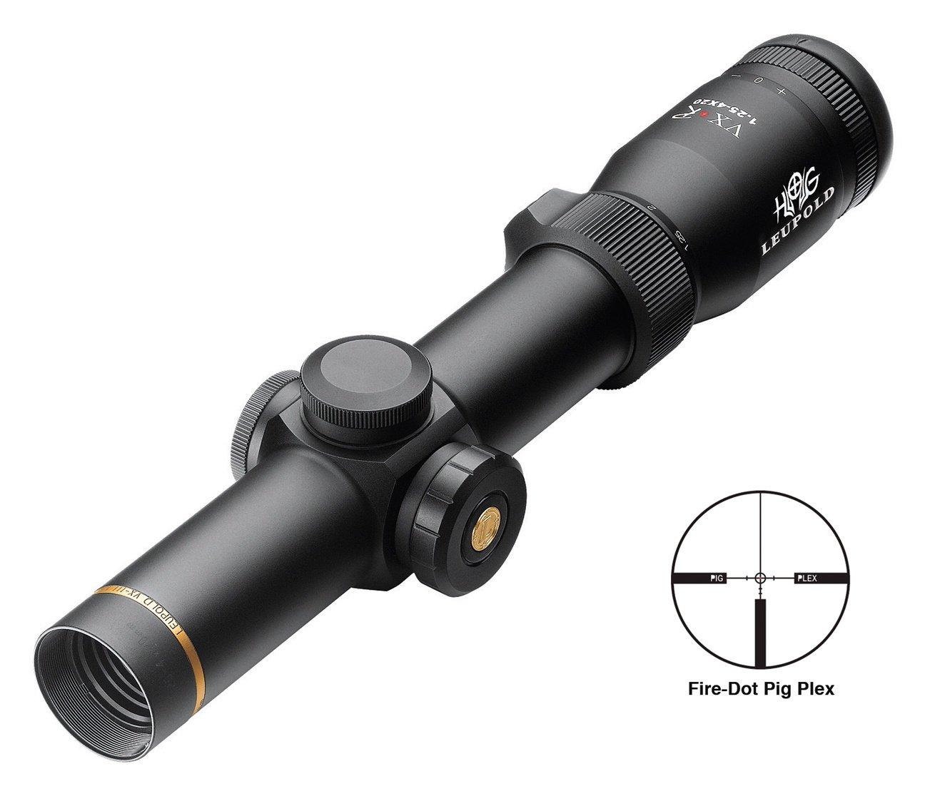 BLEMISHED Leupold VX-R Hog Rifle Scope - 1.25-4x20mm FireDot Pig Plex Matte