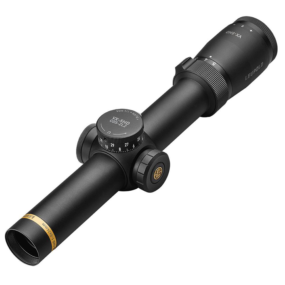 Leupold VX-5HD Rifle Scope 1-5x24mm 30mm SFP FireDot Duplex Illum. Matte Black Picture of Leupold & Stevens Inc. VX-5HD 1-5x24mm (30mm) CDS-ZL2 Matte FireDot Duplex