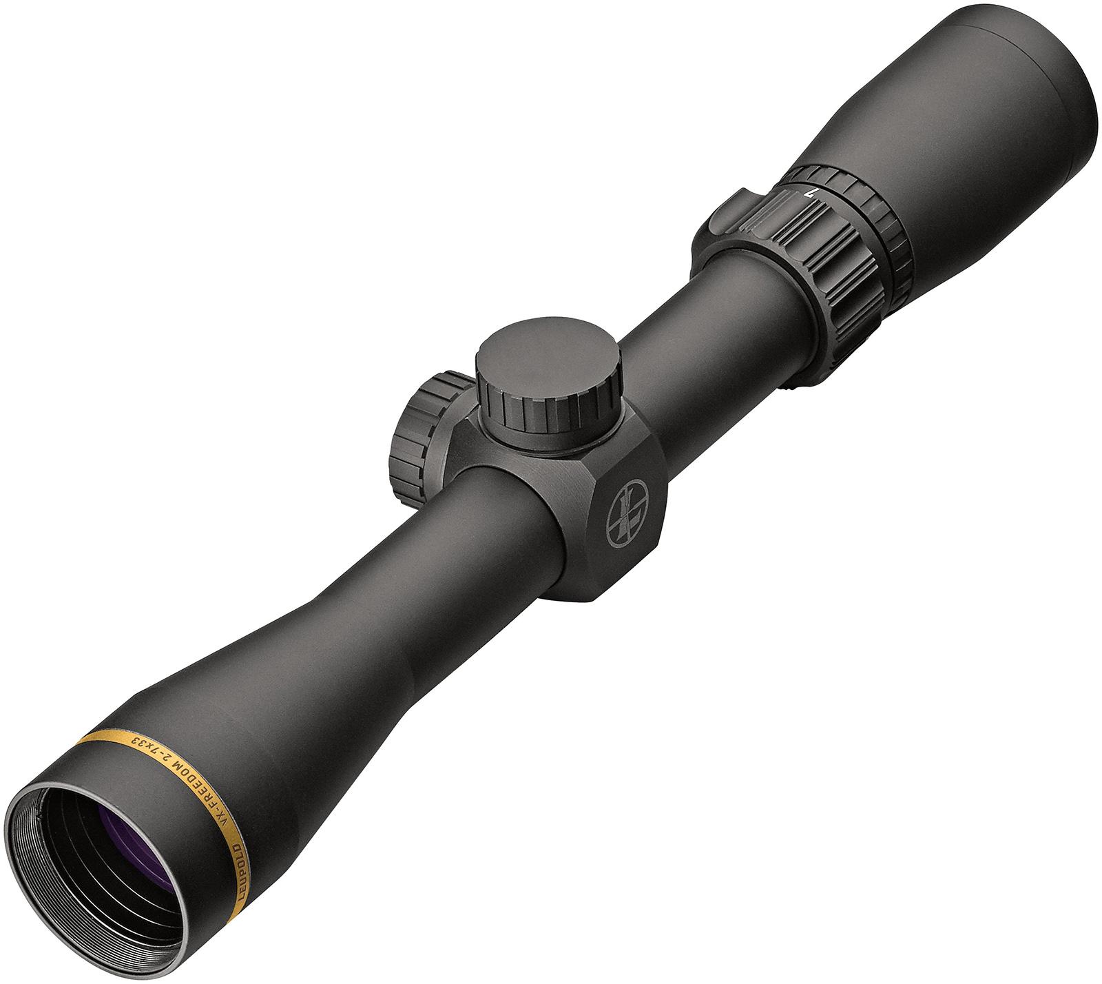 Leupold VX-Freedom Rimfire Rifle Scope - 2-7x33mm 1" Rimfire MOA Reticle Black Matte Picture of Leupold & Stevens Inc. VX-Freedom Rimfire 2-7x33 (1 inch) Matte Rimfire MOA