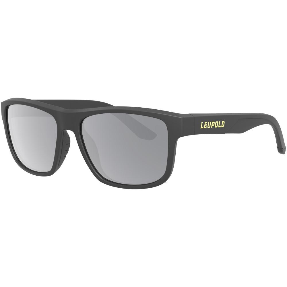 Leupold Katmai Shooting Sunglasses Matte Black with Shadow Grey Flash Picture of Leupold & Stevens Inc. Eyewear Katmai Matte Black Shadow Gray Flash