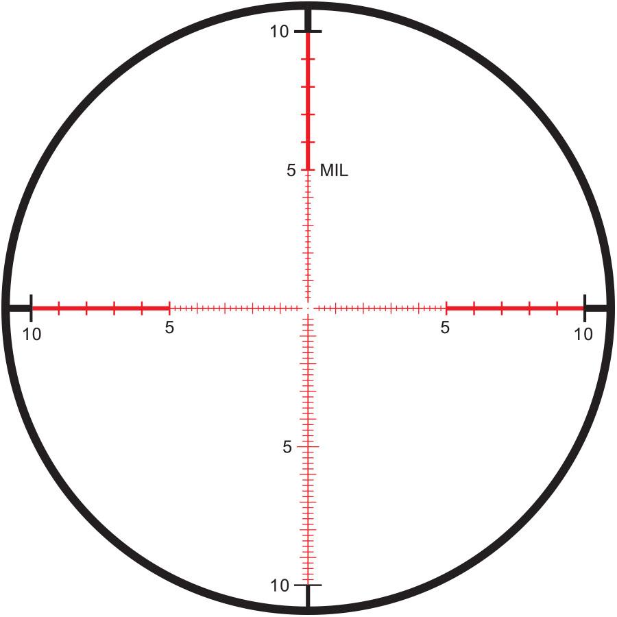 Leupold Mark 5HD Rifle Scope 5-25x56mm 35mm FFP PR1 MIL Illum. Black Picture of Leupold & Stevens Inc. Mark 5HD 5-25x56 (35mm) M5C3 FFP Illum. PR1-Mil