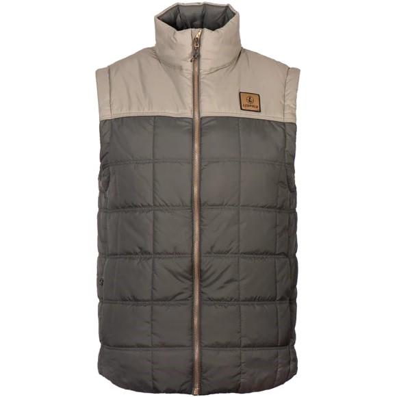 Leupold Santiam Insulated Vest Gunmetal Shadow Tan L Picture of Leupold & Stevens Inc. Santiam Insulated Vest Gunmetal/Shadow Tan L