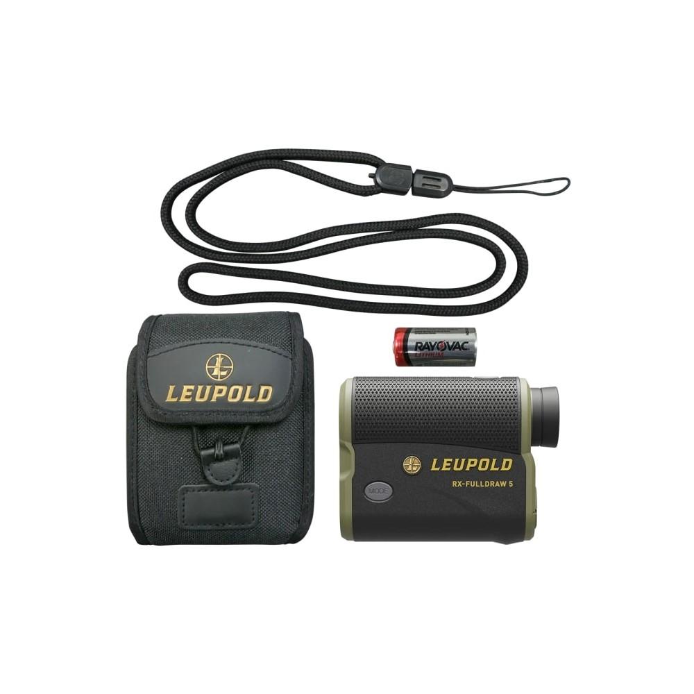 Leupold RX-FullDraw 5 Rangefinder with DNA Black/Green OLED Picture of Leupold & Stevens Inc. Leupold Rangefinder RX-FullDraw 5 with DNA Black/Green OLED