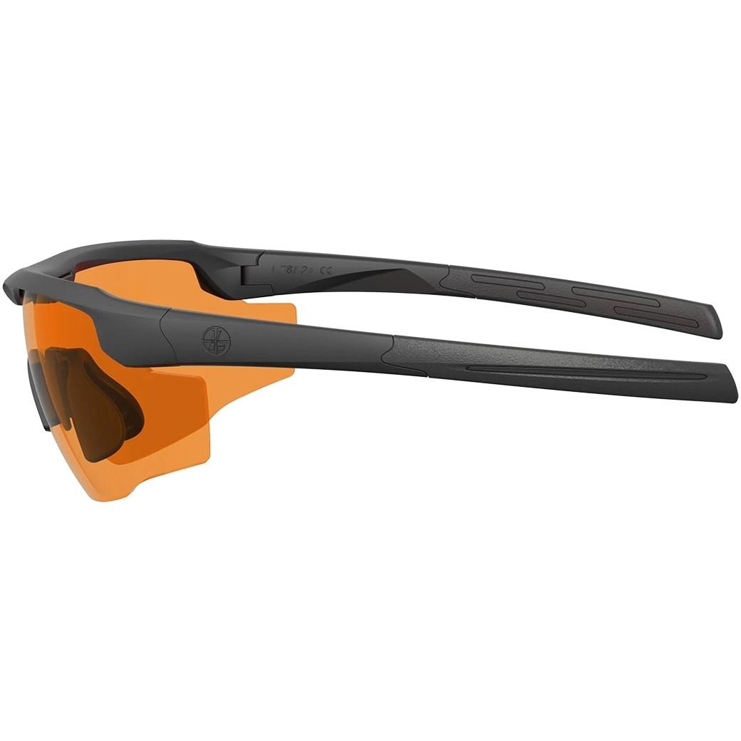 Leupold Sentinel Sunglasses Matte Black Orange Lens Laser Safe Picture of Leupold & Stevens Inc. Leupold Sentinel Eyewear Black Matte Shadow Gray Laser Safe
