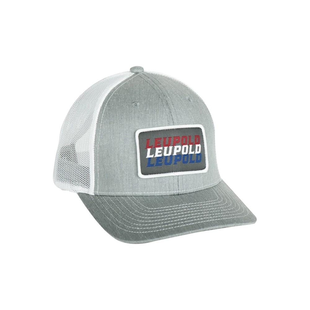 Leupold Patriot Trucker Hat Heather Grey/White