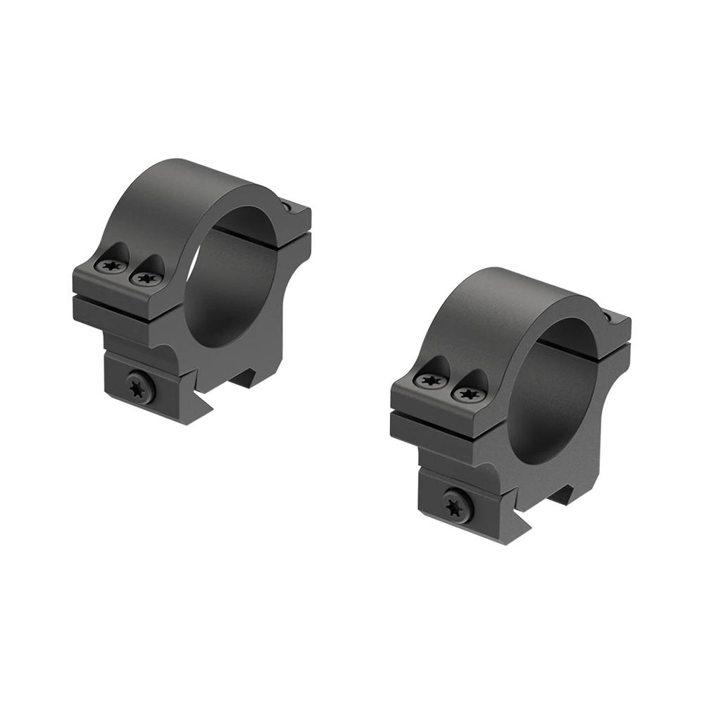 Leupold Open Range Rimfire Cross-Slot Rings 1" Medium Black Picture of Leupold & Stevens Inc. Open Range Rimfire 11mm / 3/8" 1" Med (Aluminum)