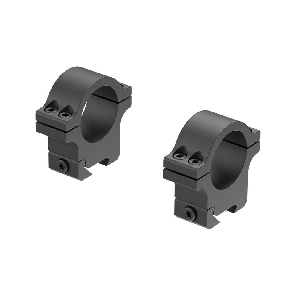 Leupold Open Range Rimfire Cross-Slot Rings 1" High Black Picture of Leupold & Stevens Inc. Open Range Rimfire 11mm / 3/8" 1" High (Aluminum)