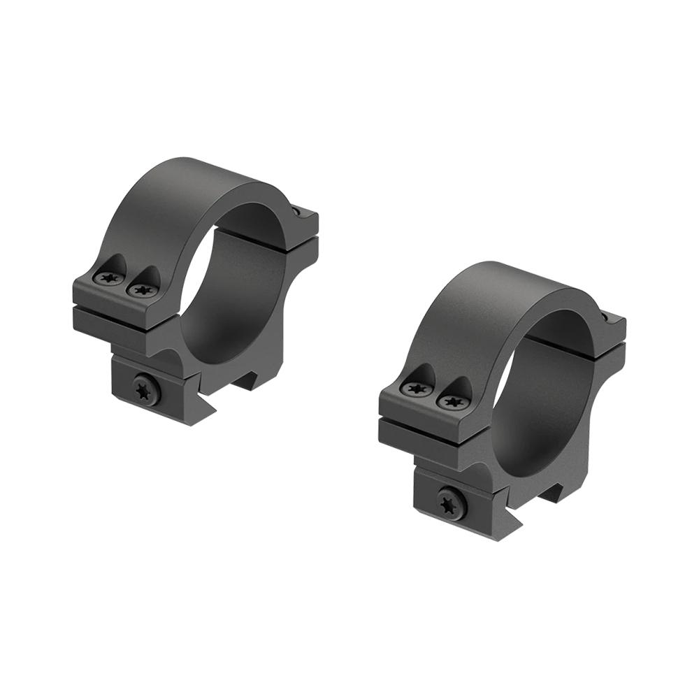 Leupold Open Range Rimfire Cross-Slot Rings 30mm Medium Black Picture of Leupold & Stevens Inc. Open Range Rimfire 11mm /  3/8" 30mm Med (Aluminum)