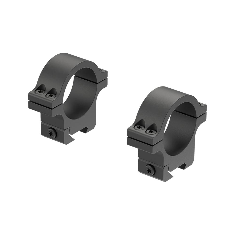 Leupold Open Range Rimfire Cross-Slot Rings 30mm High Black Picture of Leupold & Stevens Inc. Open Range Rimfire 11mm / 3/8" 30mm High (Aluminum)