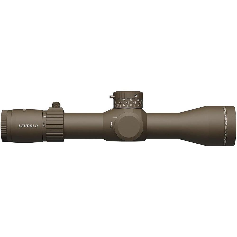 Leupold Mark 5HD Rifle Scope 3.6-18x44 35mm M1C3 FFP PR-1MOA Non-Illum Flat Dark Earth Picture of Leupold & Stevens Inc. Mark 5HD 3.6-18x44 (35mm) M1C3 FFP PR-1MOA Dark Earth