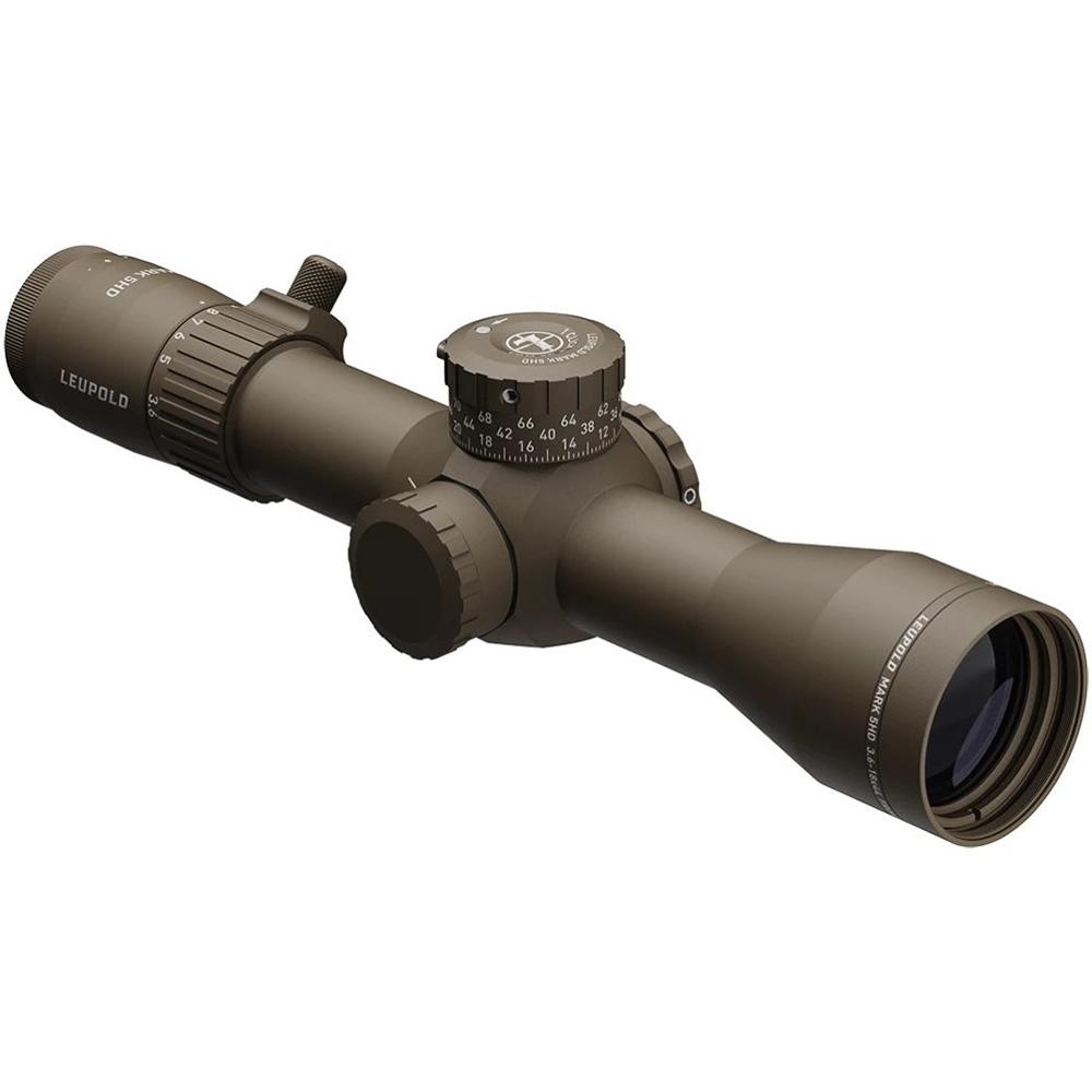 Leupold Mark 5HD Rifle Scope 3.6-18x44 35mm M1C3 FFP PR-1MOA Non-Illum Flat Dark Earth Picture of Leupold & Stevens Inc. Mark 5HD 3.6-18x44 (35mm) M1C3 FFP PR-1MOA Dark Earth