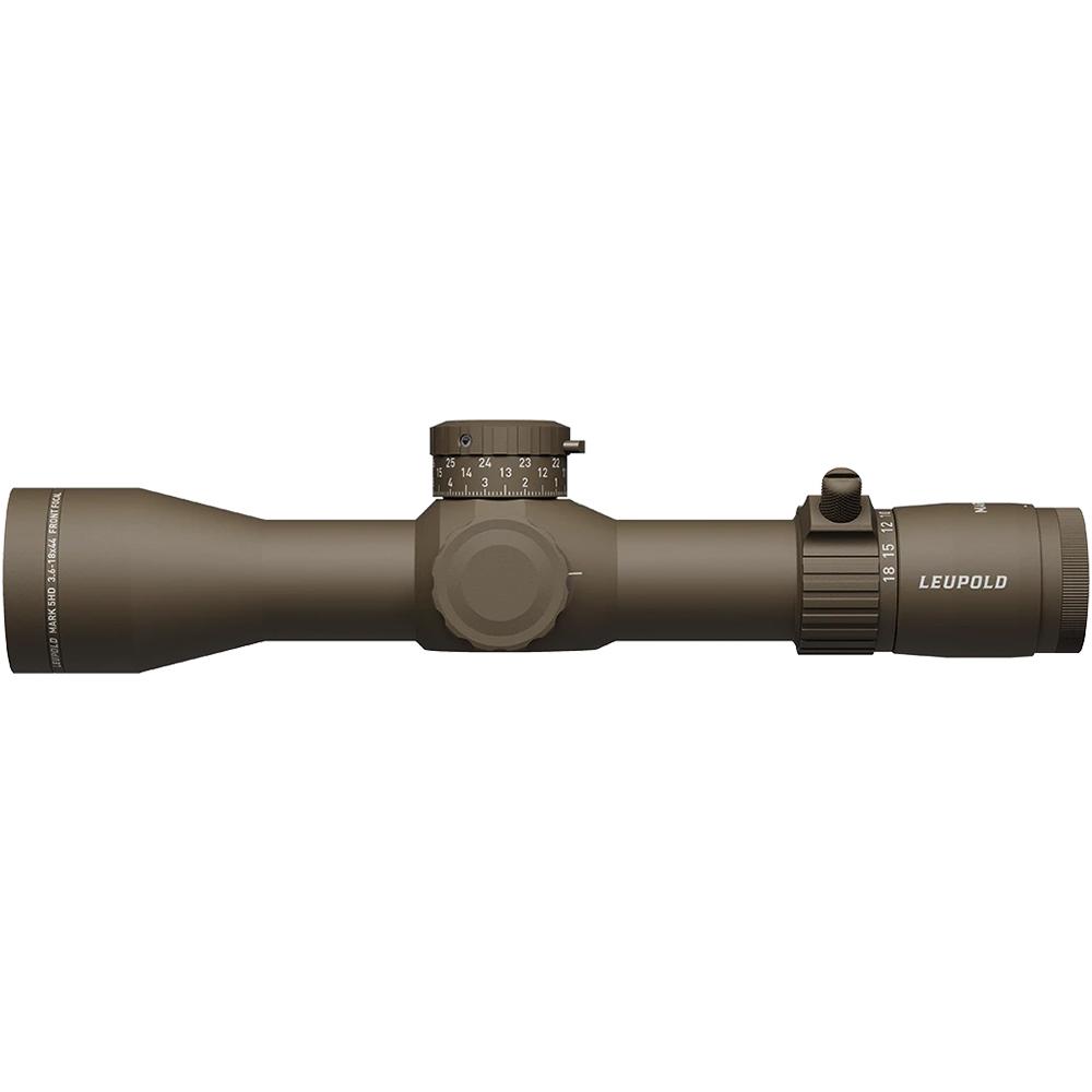 Leupold Mark 5HD 3.6-18x44 (35mm) M5C3 FFP PR2-MIL Dark Earth Picture of Leupold & Stevens Inc. Mark 5HD 3.6-18x44 (35mm) M5C3 FFP PR2-MIL Dark Earth