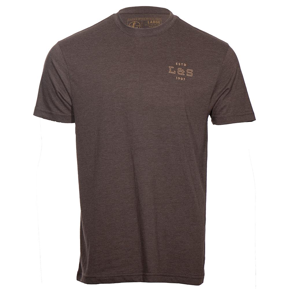 Leupold L&S Heritage Short Sleeve Tee Espresso 2XL Picture of Leupold & Stevens Inc. L&S Heritage Tee Espresso XXL