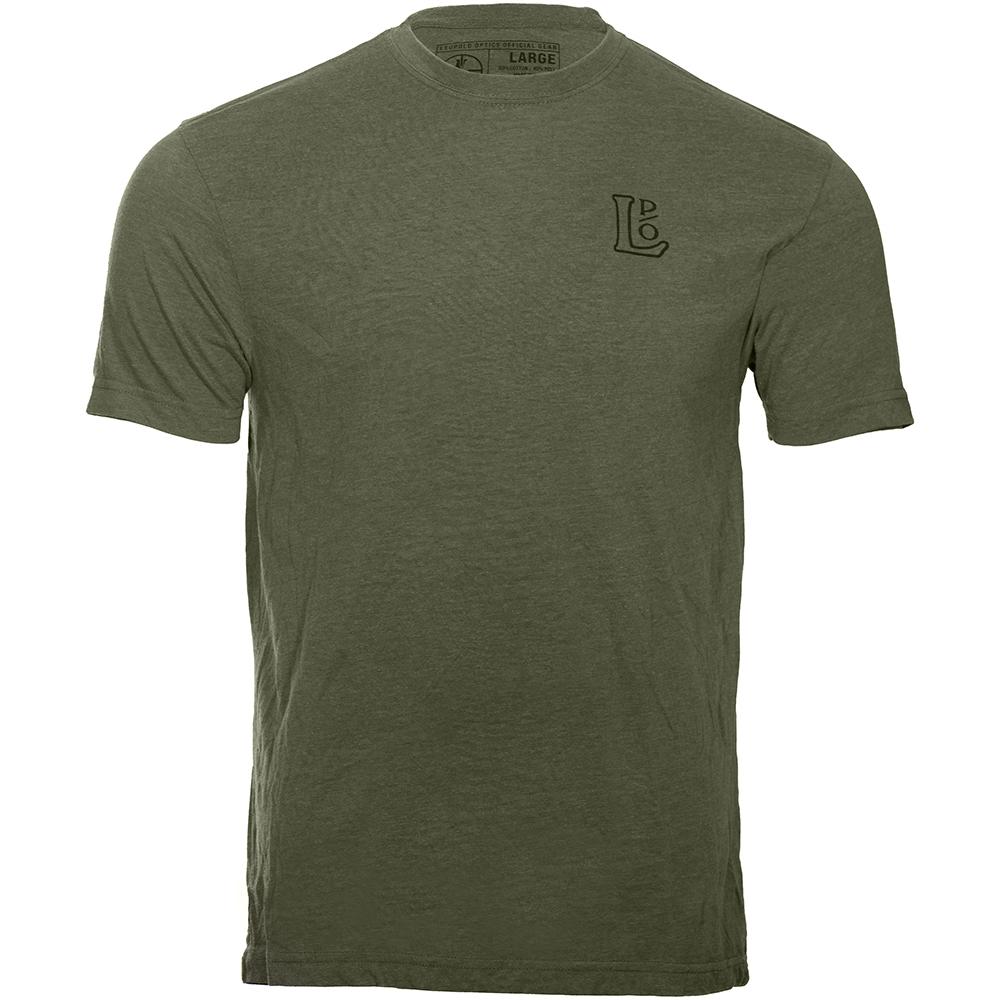 Leupold Premium Optics Short Sleeve Tee Light Olive M Picture of Leupold & Stevens Inc. Premium Optics Tee Light Olive M