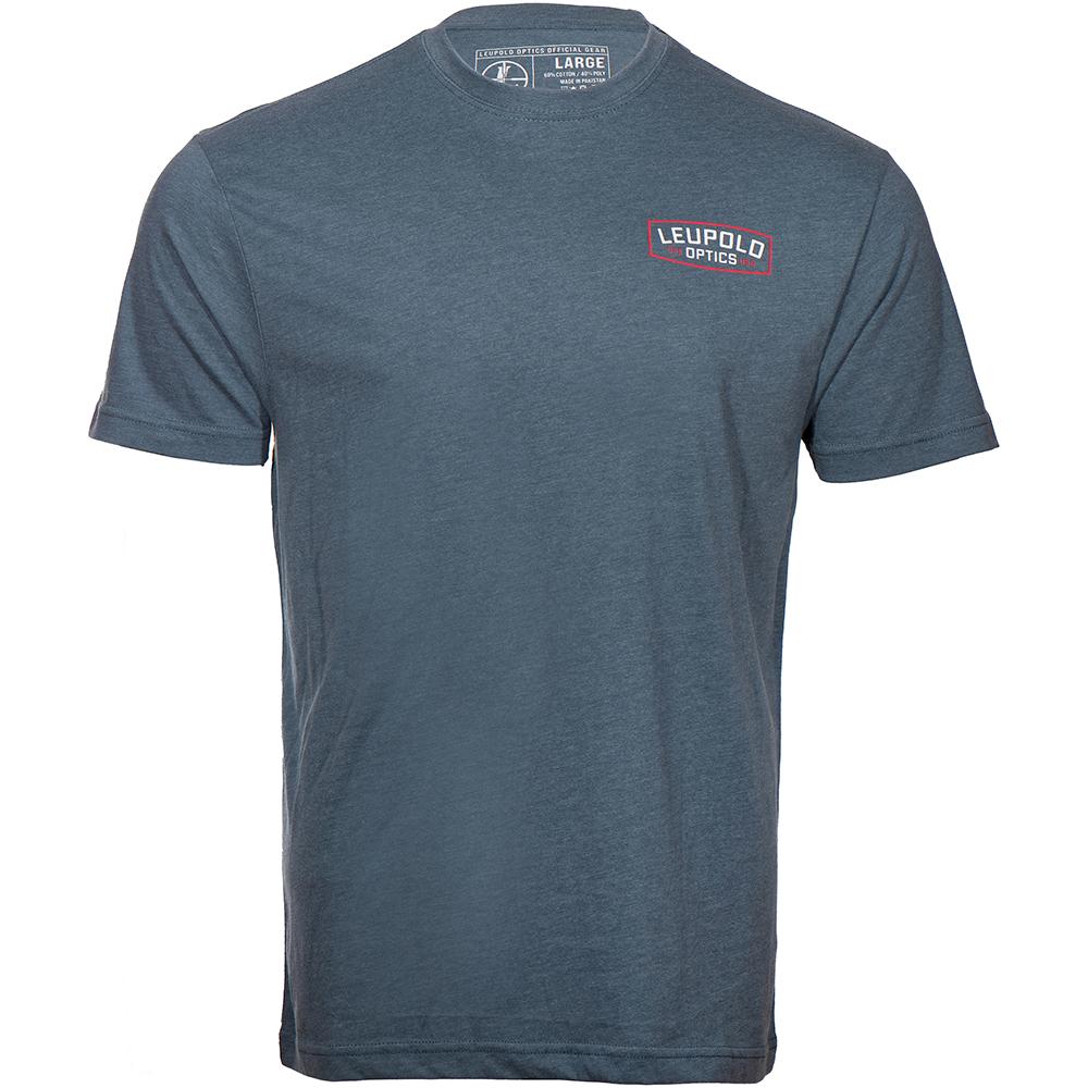 Leupold Badge Short Sleeve Shirt Indigo M