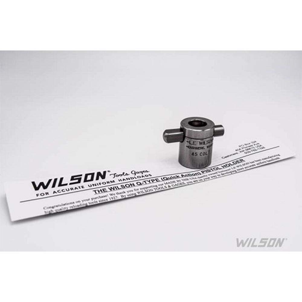 Wilson Q-Type Case Holder .357 Mag/.38 Spl/.38 Super Auto Picture of L.E. Wilson Wilson Case Holder (Q-Type) 357 Mag/38Sp/38SpAu