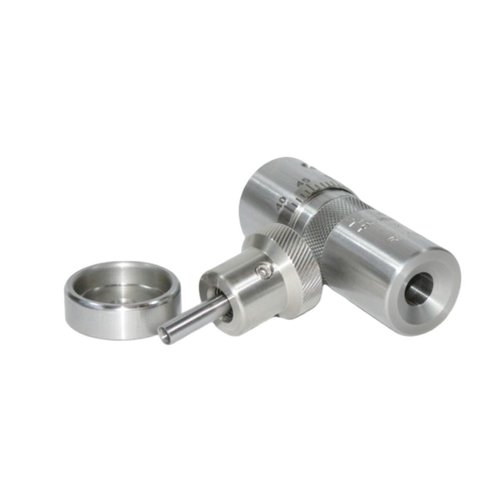 L.E. Wilson Stainless Steel Bullet Seater Die with Micrometer Adjustment 33 XC Picture of L.E. Wilson Wilson Stainless Steel Micrometer Top Inline Seater Die 33 XC