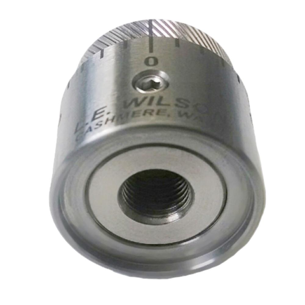 Wilson Stainless Steel Micro-Adjustable Bullet Seater Cap for Standard Inline Seater Die Picture of L.E. Wilson Wilson Stainless Micrometer Cap for Standard Inline Seater Die