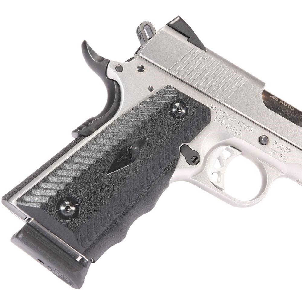 Lyman 1911 Diamond Pro Handgun Grip Black Picture of Lyman Diamond Pro Grip 1911