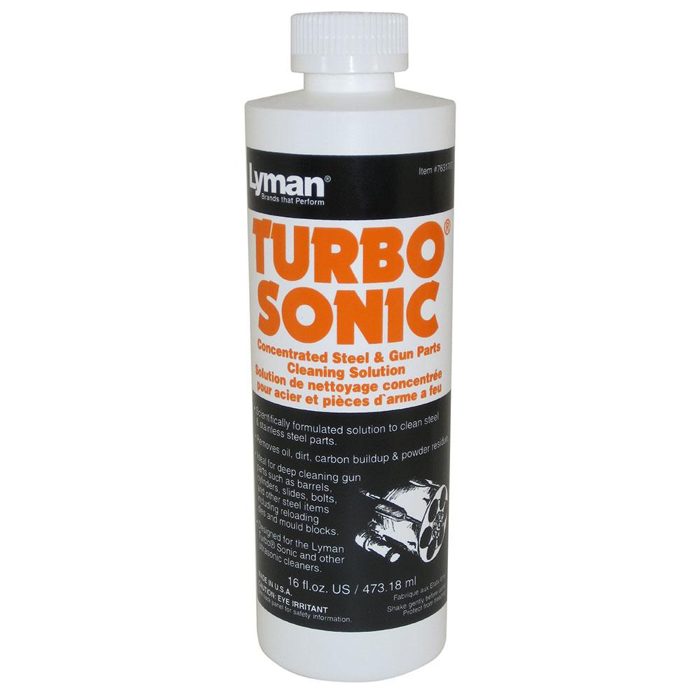 Lyman Turbo Sonic Ultrasonic Steel & Gun Parts Cleaning Solution - 16 oz