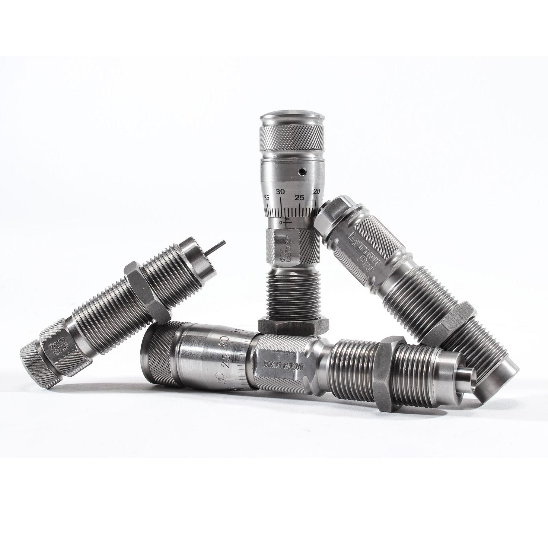 Lyman Pro 4-Die Pack for Mark 7 Press 8.6 Blackout Picture of Lyman Lyman Pro Die Pack 8.6 Blackout