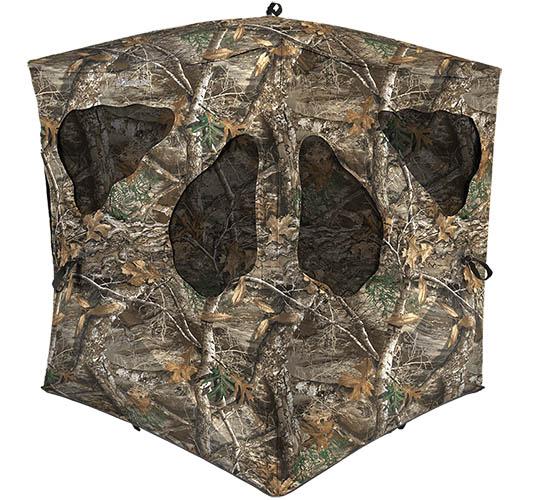 Ameristep Silent Brickhouse Blind - Mossy Oak Break-Up Country Picture of Ameristep/Evolved Ingenuity Silent Brickhouse Blind Mossy Oak BU Country
