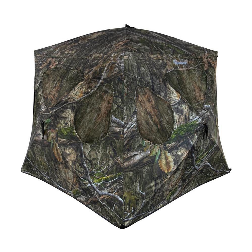 Ameristep Silent Brickhouse Wide Bottom Fire Retardant Ground Blind Mossy Oak Country DNA XL Picture of Ameristep/Evolved Ingenuity SILENT BRICKHOUSE WIDE BOTTOM 75x75x66 80'' WIDTH MO COUNTRY DNA XL