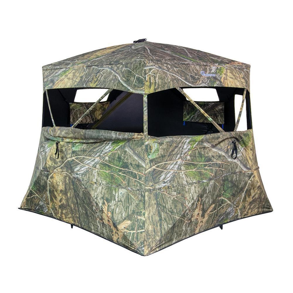 Ameristep Banshee Wide Bottom Extreme Fire Retardant Ground Blind Mossy Oak Country DNA XL Picture of Ameristep/Evolved Ingenuity BANSHEE WIDE BOTTOM EXTREME 75x75x66 80'' SW MO COUNTRY DNA XL