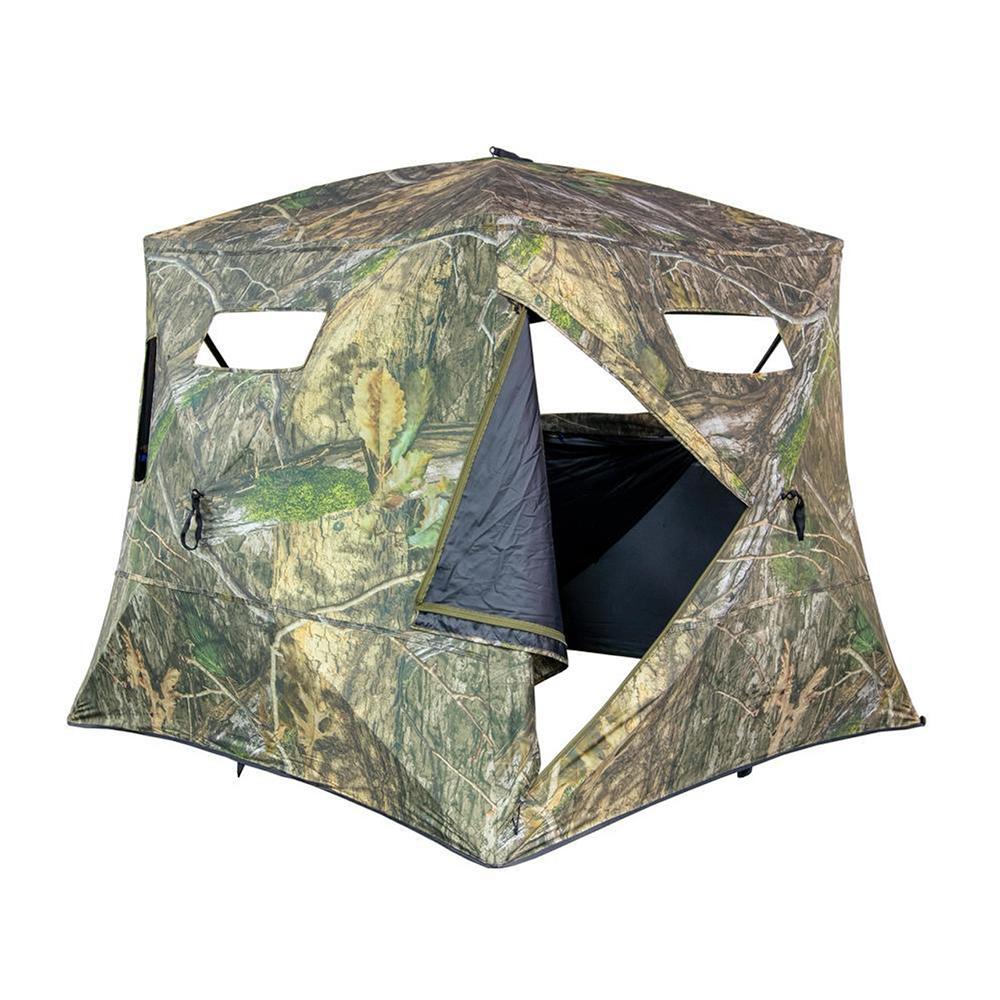 Ameristep Banshee Wide Bottom Extreme Fire Retardant Ground Blind Mossy Oak Country DNA XL Picture of Ameristep/Evolved Ingenuity BANSHEE WIDE BOTTOM EXTREME 75x75x66 80'' SW MO COUNTRY DNA XL