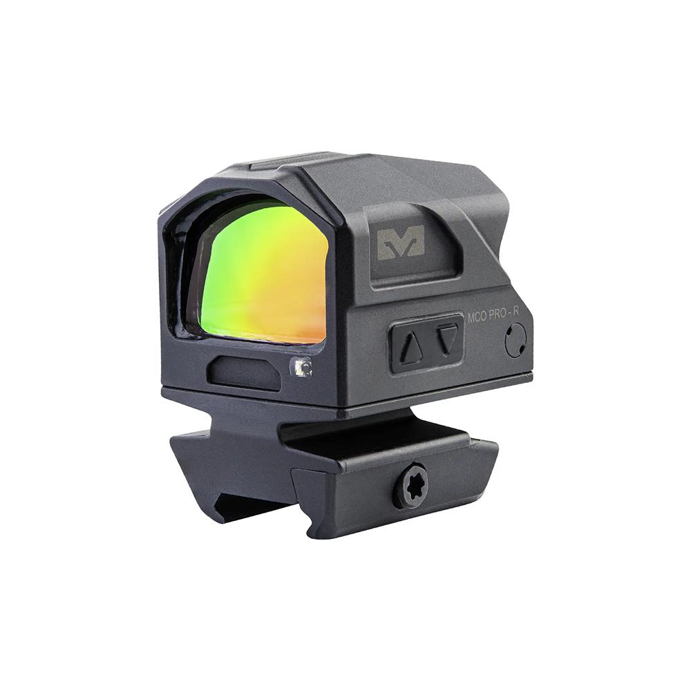 Mepro MCO PRO Closed Emitter Carbine Optic Red Dot Red 3 Segment 2/68 MOA Speed Ring Black Picture of Meprolight Sights Mepro Carbine Optic MCO PRO RED 5-SEGMENT 2/68 MOA SPEED RING
