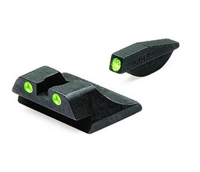Meprolight Fixed Night Sight Ruger SR9/SR9C Green Front & Green Rear
