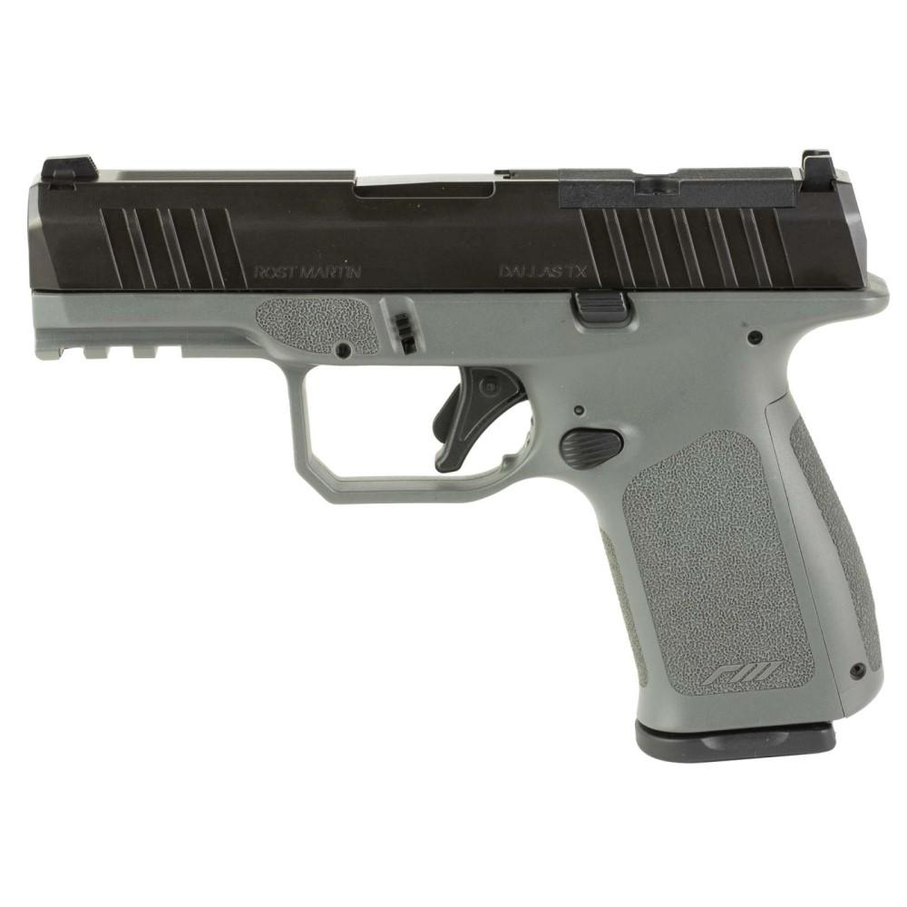 Rost Martin RM1C Handgun 9mm Luger 10rd (2) Magazines 4" Barrel Grey Optics Ready CA Model Picture of Rost Martin Rost Martin RM1C Optics Ready 9mm (2) 10rd Mag Gray CA Model 4'' Brl