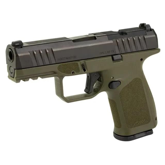 Rost Martin RM1C Handgun 9mm Luger 15rd (1) & 17rd (1) Magazines 4" Barrel ODG Optic Ready Picture of Rost Martin Rost Martin RM1C OR OD Green 9mm 4" Barrel 17-Rounds