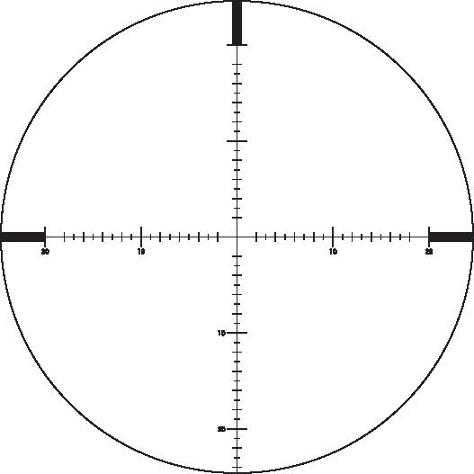 GPO Centuri 6x Rifle Scope 3-18x44i 30mm SFP MOAi Illum. Black Picture of German Precision Optics Centuri 6X Riflescope 3-18x44i 30mm Tube - MOAi ill Reticle