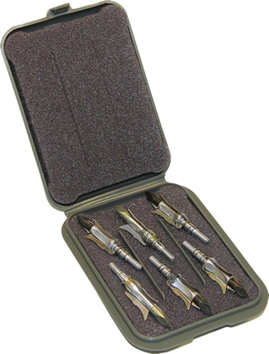 MTM Mechanical Broadhead Case Army Green