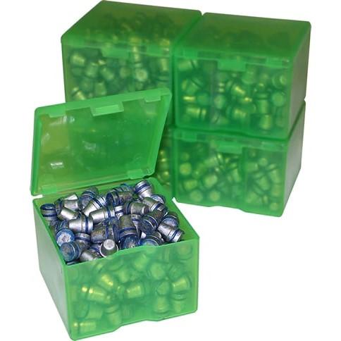 MTM Cast Bullet Box Clear Green 2/ct Picture of Mtm Molded Products Company MTM CAST BULLET BOX CLEAR GREEN 2PK