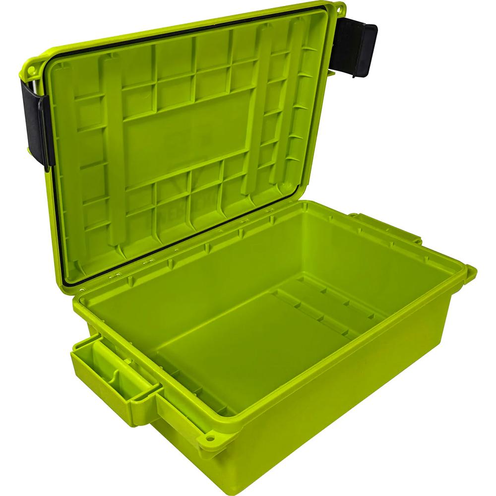 MTM Emergency Box 3 Yellow Green Picture of Mtm Molded Products Company MTM Emergency Box 3 YLW GRN
