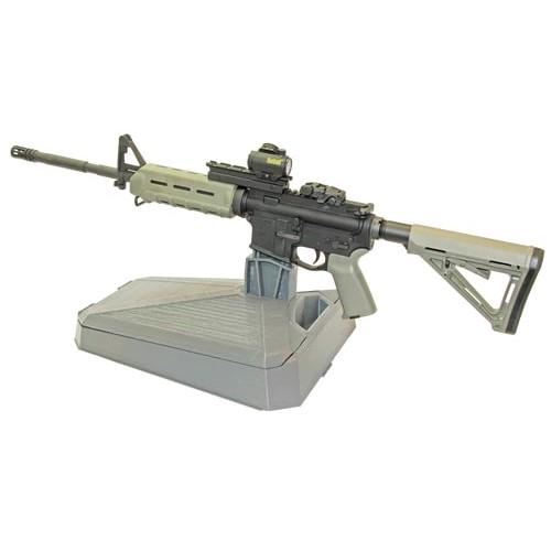 MTM MSRMS ArmAR Modern Sporting Rifle Maintenance Stand for  AR-15 | DMPS Stule | AR-10 Grey Picture of Mtm Molded Products Company AR Gray Maintenance & Display Stand for AR-15 | DMPS Stule | AR-10