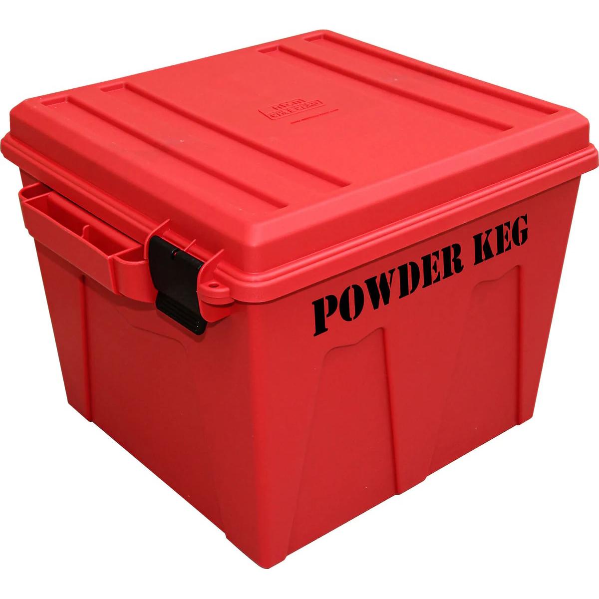 MTM Reloading Powder Storage PK-12 Powder Keg Red Picture of Mtm Molded Products Company MTM Reloading Powder Storage Container Red