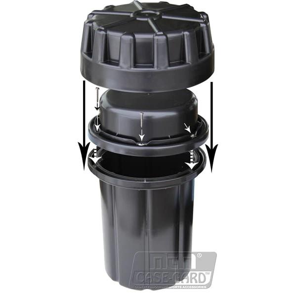 Picture of Mtm Molded Products Company MTM SURVIVOR AMMO CAN BLACK