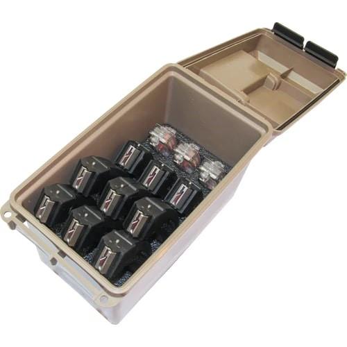 MTM Ruger 10/22 Extended Magazine Can Dark Grey Picture of Mtm Molded Products Company Mag Can for 10/22 Extended Magazines - Dark Gray