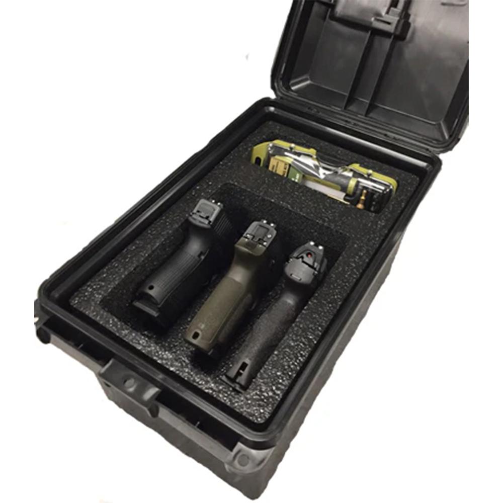 MTM Tactical Pistol Handgun Case fits 3 Handguns Dark Earth