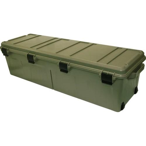 MTM Tactical Rifle Crate Wheeled Army Green Picture of Mtm Molded Products Company Rifle Crate 39inch Tactical - Wheeled with Divided Storage - Army Green