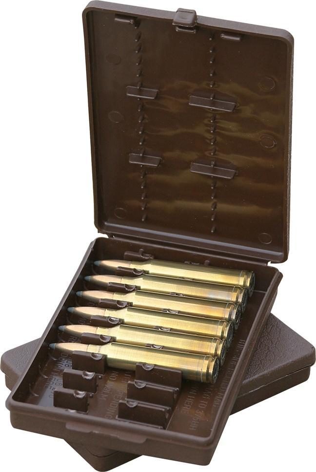 MTM 9 Rounds Case-Gard Rifle Ammo Wallet .243/25-06/30-06/.308/45-70 Brown