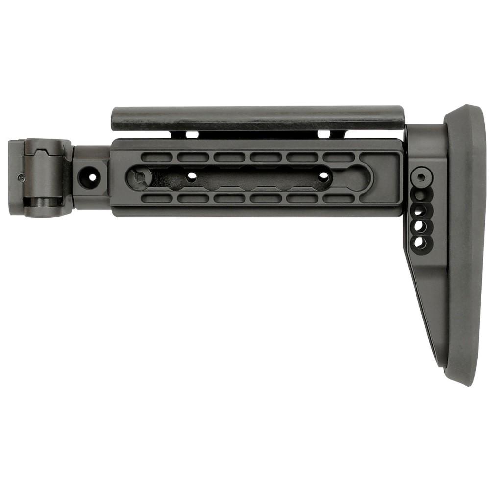 Midwest Industries Alpha Series Picatinny Folding Stock Black Picture of Midwest Industries AK Alpha Series Folding Stock