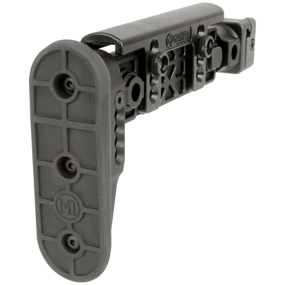 Midwest Industries Alpha Series Picatinny Folding Stock Black Picture of Midwest Industries AK Alpha Series Folding Stock