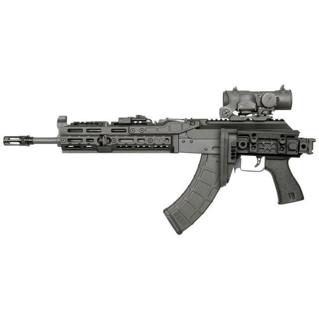 Midwest Industries Alpha Series Picatinny Folding Stock Black Picture of Midwest Industries AK Alpha Series Folding Stock